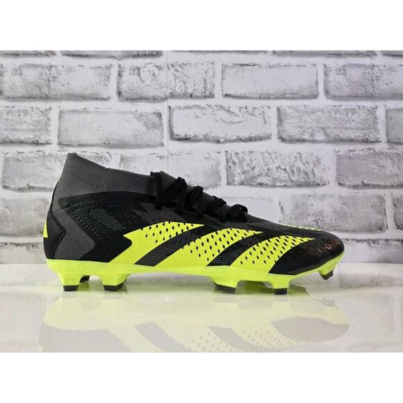 adidas Predator Accuracy.2 FG Soccer Cleats Black Volt IG0781 Men\'s Size 9.5 main image 6